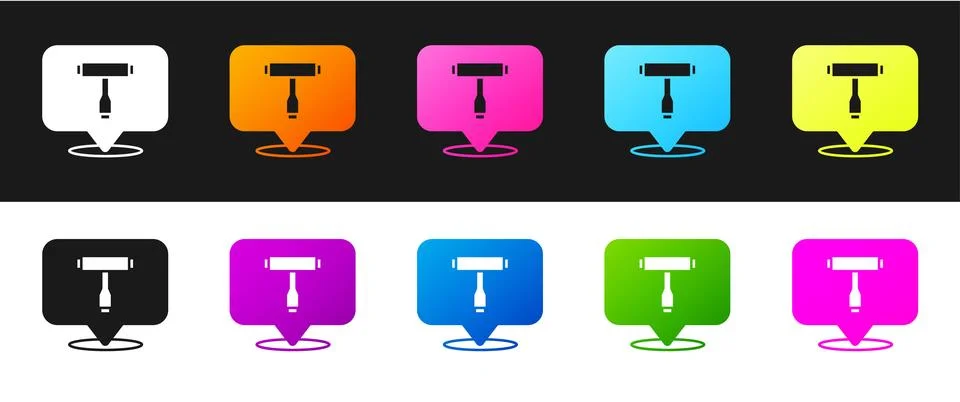 Set Multi-Function All-In-One portable skate tool T-tool for skateboard Stock Illustration