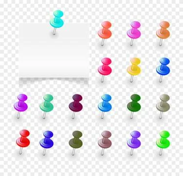 Set multicolored buttons Stock Illustration
