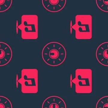 Set Musical note in speech bubble and Dial knob level technology settings on Stock Illustration