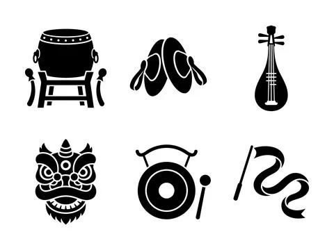 Set of Mystical Treasures and Artifacts Illustration