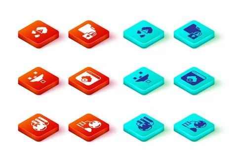 Set Network cloud connection, Filter setting, Failed access storage, Folder and Stock Illustration