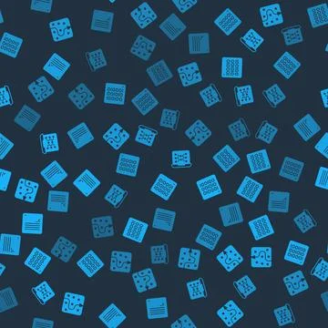 Set Neural network, Binary code,  and Web developer programming on seamless.. Stock Illustration