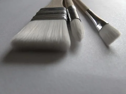 Set of New Art Brushes Stock Photos
