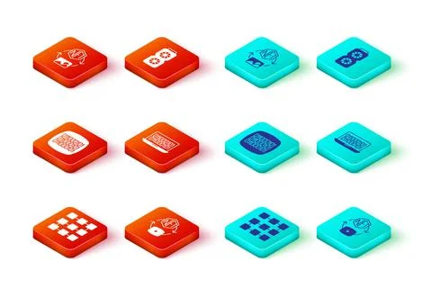 Set NFT blockchain technology, Digital crypto art, Binary code, Video graphic Stock Illustration