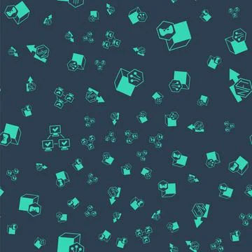 Set NFT Digital crypto art, blockchain technology and growth bar chart on Stock Illustration