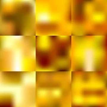 Set of Nice Shining Gold Mesh Gradient    - vector illustration Stock Illustration