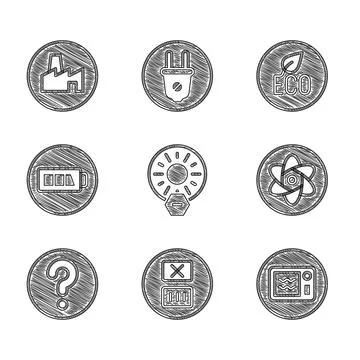 Set No direct sunlight, Temperature wash, Microwave oven, Test tube and flask Ilustración de archivo