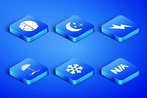 Set Not applicable, Eclipse of the sun, Snowflake, Sun protective umbrella for Stock Illustration