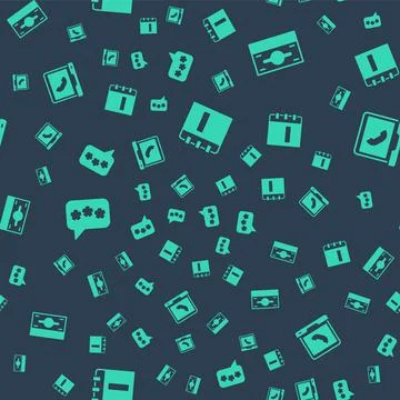 Set Notebook, Stacks paper money cash, Speech bubble chat and Telephone 24 hours Illustrazione stock