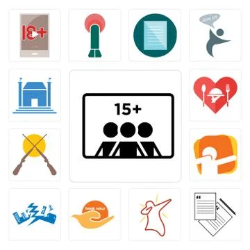 Set of number players, request a quote, dab, book now, earthquake, shotgun, h Free Stock Illustration
