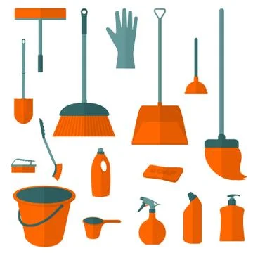 Set object of Cleanliness vector Illustration Stock Illustration