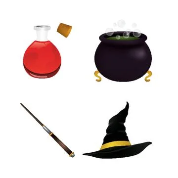 Set Of Objects Stock Illustration