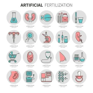 Set obstetrics vector Stock Illustration