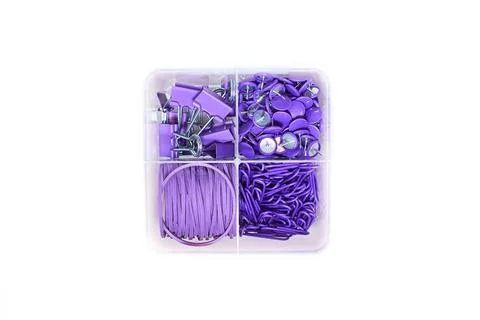 Set of office accessories Stock Photos