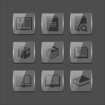 Set of office icons Stock Illustration