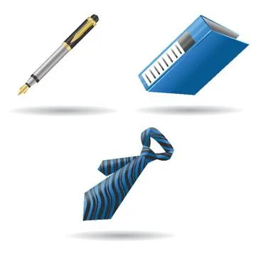 Set Of Office Icons Stock-Illustration