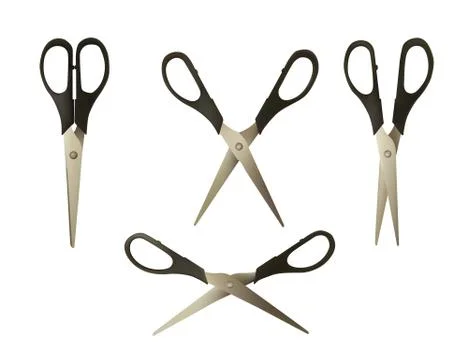 A set of office scissors. イラスト素材