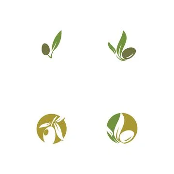 Set olive icon vector illustration Stock Illustration