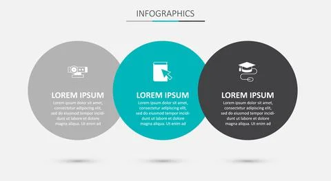 Set Online book, Web camera and Graduation cap with mouse. Business infographic Stock Illustration