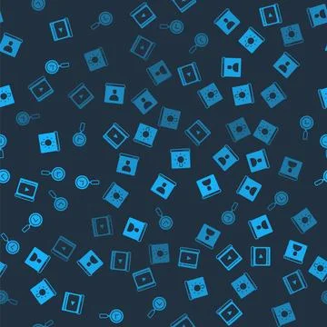 Set Online play video, Create account screen, Browser window and Magnifying Stock Illustration