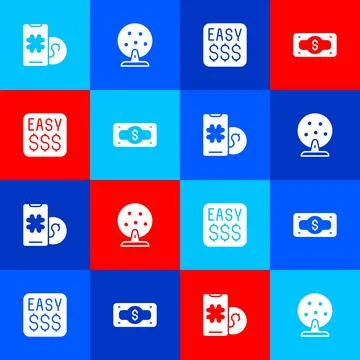 Set Online poker table game, Lottery machine, Money prize casino and Stacks イラスト素材