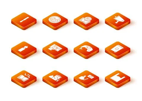 Set Open book, Recycle bin with recycle, Bottle of water, Stop plastic poll.. Stock Illustration