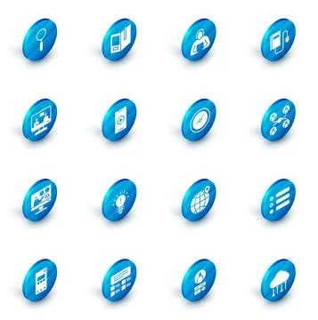 Set Open book, Student, Electronic with mouse, Online education, play video Stock-Illustration