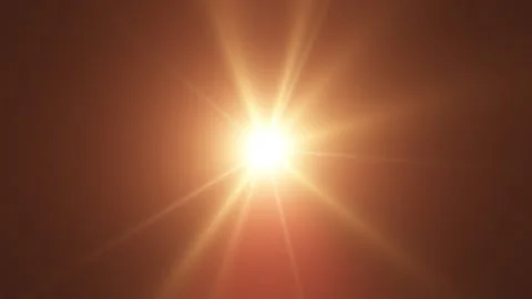 Set of optical lens flares shine burst animation background Stock Footage 264491404