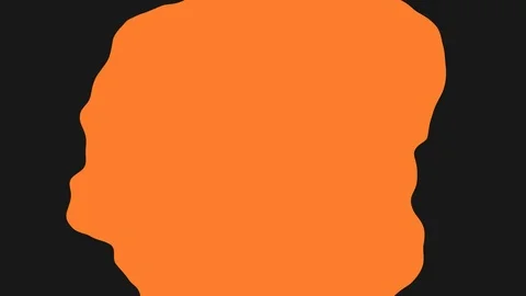 Set of Orange and black colored geometry transitions Vídeo Stock 125591824