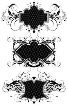 Set of ornamental elements Stock-Illustration