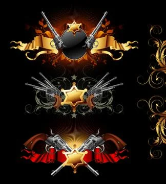 Set of ornamental frames Stock-Illustration