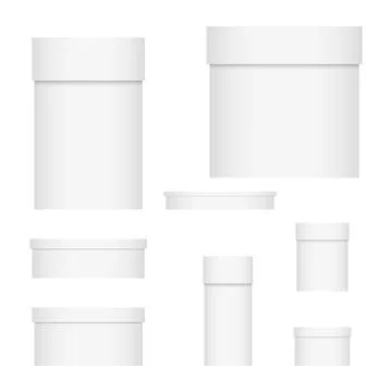 Set of packaging boxes 스톡 일러스트