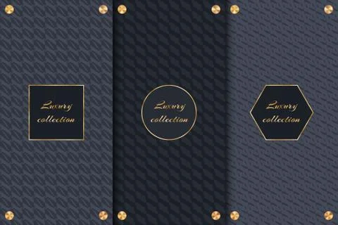 Set for packing luxury chocolate Stock Illustration