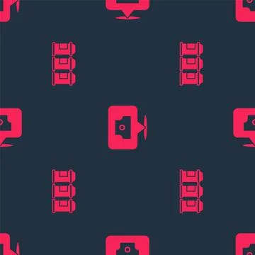 Set Paint spray can and Spray nozzle cap on seamless pattern. Vector Illustrazione stock