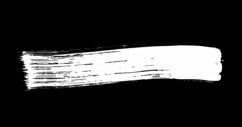 Set of Paintbrush. Isolated Brush Elements. Stock Footage 128837929