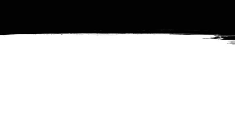Set of Painted Brush Strokes. Matte Transitions. Isolated Brush Elements Stock-Footage 132717471