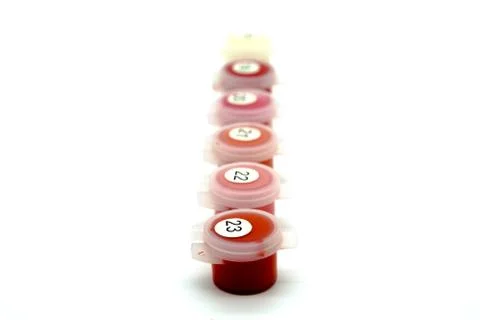 Set of paints isolated Stock Photos