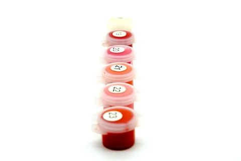 Set of paints isolated Stock Photos