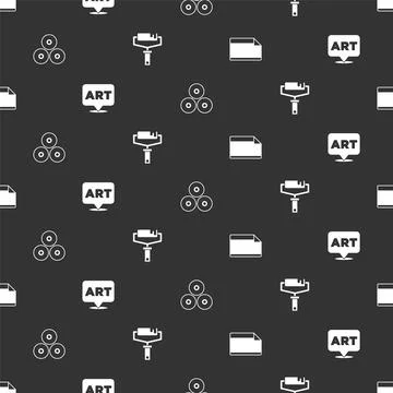 Set Paper adhesive sticker, Speech bubble with text art, Paint spray can an.. Stock Illustration