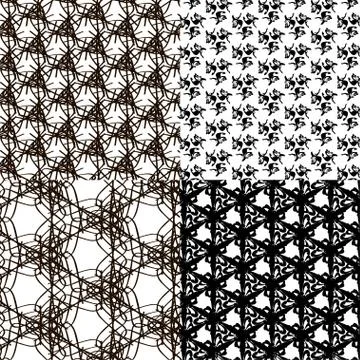 Set pattern - geometric simple modern texture for your design. Illustrazione stock