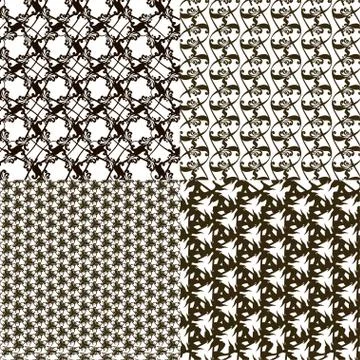 Set pattern - geometric simple modern texture. with space for your text. Stock Illustration