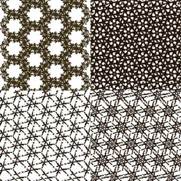 Set pattern - geometric simple modern texture for your design. Stock Illustration