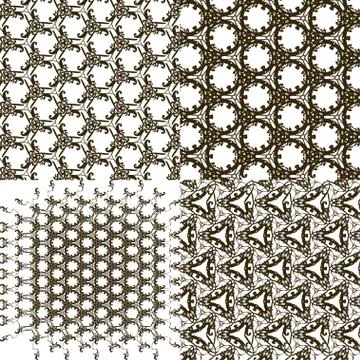 Set pattern - geometric simple modern texture. with space for your text. Stock Illustration