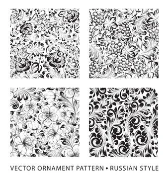 Set of patterns. Stock Illustration