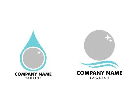 Set of Pearl Logo Template Vector Icon Illustration Design Stock Illustration
