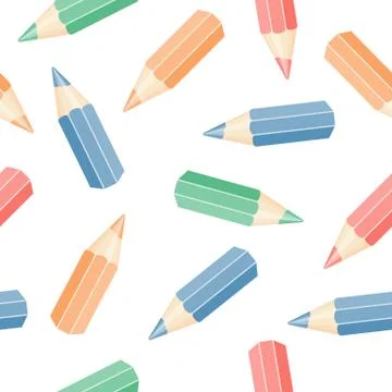Set of pencils Stock Illustration