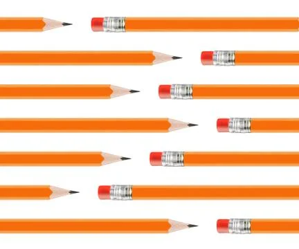 Set of Pencils Stock Photos