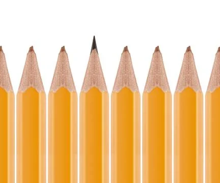 Set of Pencils Stock Photos