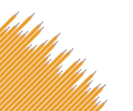 Set of Pencils Stock Photos