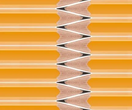 Set of Pencils Stock Photos